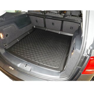 Kofferraumwanne für VW Sharan / Seat Alhambra ab 2010 bis heute (7-Sitzer / 3. Reihe umgelegt)