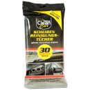 Lingettes de nettoyage pour vitres humides, paquet de 30