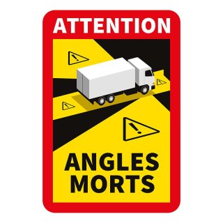 Autocollant "Attention Angles Morts !"