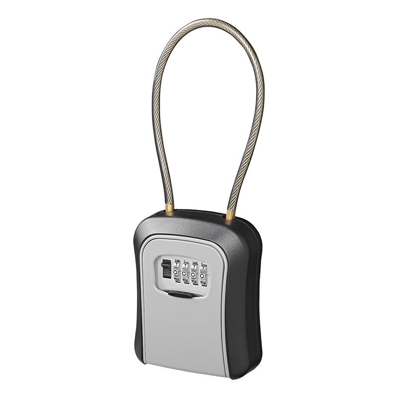 Schlüsselsafe mit Zahlenkombination mit Stahldraht, CHF 48.00