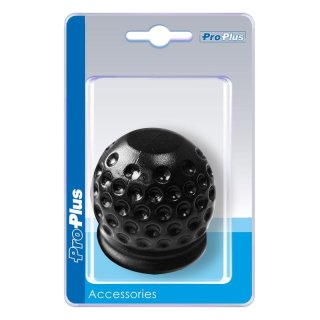Abdeckkappe Golfball schwarz für Anhängerkupplung Kugelkopf