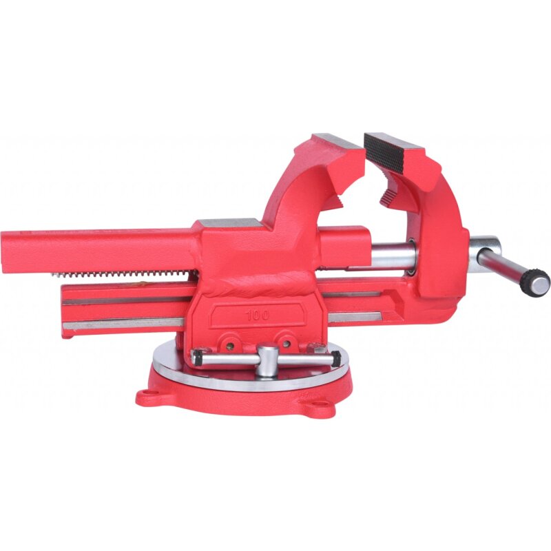 Schraubstock 80 Mm Parallelschraubstock Für Werkbank - Spannweite 60-200 Mm, Schwenkbar 360° Schraubstock Groß