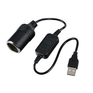 Adapter von USB-Anschluss > 12V-Steckdose