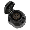 Anhängersteckdose 13-polig mit Kontakt für...