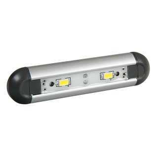 Aluminium Leuchte mit 2 LEDs, 12V