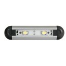 Aluminium Leuchte mit 2 LEDs, 12V