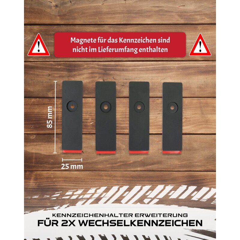 Kennzeichenhalter-Set Für HONDA XL750 Transalp Baujahr 23- - Motorrad