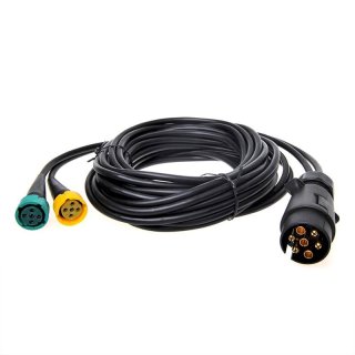 Kabelsatz mit Stecker 7-polig und 2x Steckverbinder 5-polig