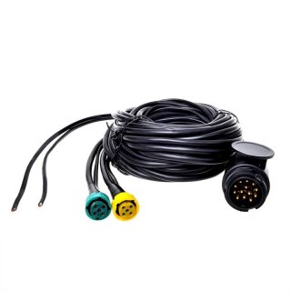Kabelsatz mit Stecker 13-polig und 2x Steckverbinder 5-polig