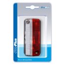 Feu de gabarit rouge/blanc 92x42mm sous blister
