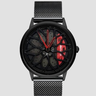 Montre jante Star 63S - Rouge - Mesh | Spin