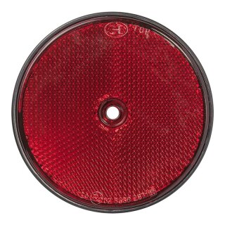 Reflektor rot 80mm Schraubbefestigung 2 Stück im Blister