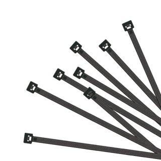 Kabelbinder schwarz 2.5x200mm 100 Stk.