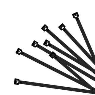 Kabelbinder schwarz 4.7x380mm 50 Stk.