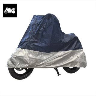 Motorrad Schutzhülle XL blau/silber