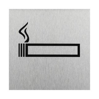 Aluminium Türschild Bild "Rauchen erlaubt"
